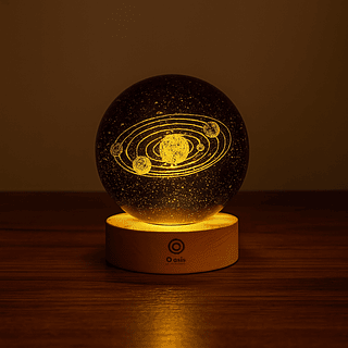 Luminária Bola de cristal (ENVIADOS ALEATÓRIAMENTE)