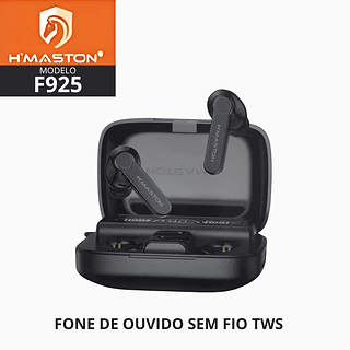 Fone de ouvido sem fio TWS com ant ruido + visor de bateria