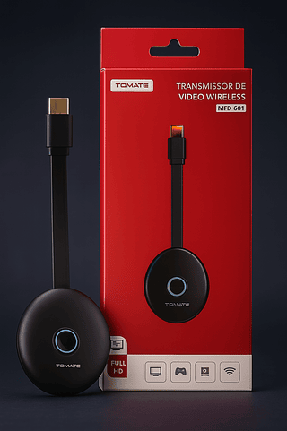 Transmissor Adaptador de Vídeo Wireless para Espelhamento 5G