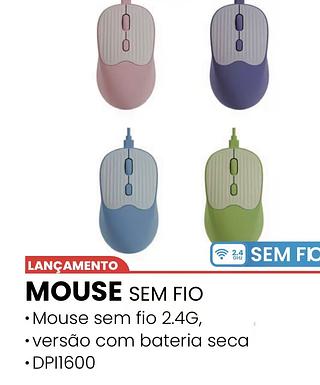 Mouse Sem Fio Knup
