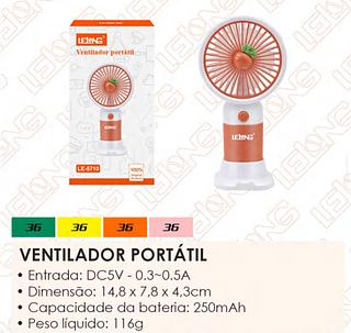 Ventilador portatil fan para mao