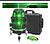 Nível Laser Verde Giratório 2 Linhas Verde Profissional 360