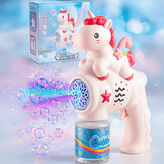Lançador Bolhas de Sabão Automático Unicórnio (SEM GARANTIA)
