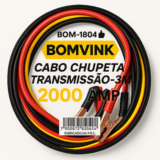 Cabo de chupeta transmissão de carga 2000AMP