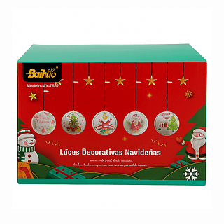 Cortina Luz de Natal com Pingentes e Estrelas Branco Quente 3M 220v