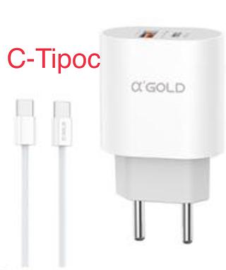 Carregador Gold 9.1A 40W C-TIPO-C 15PRO