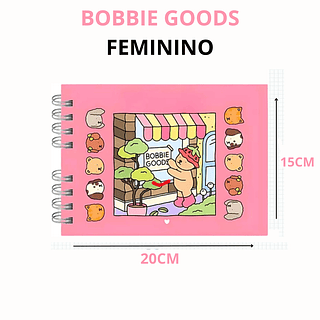 Caderno Capa Dura de colorir BOBBIE GOODS Feminino