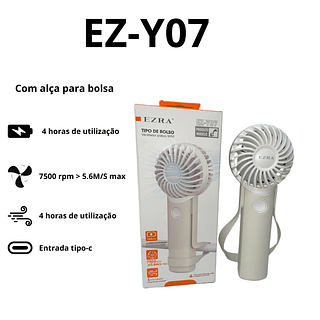 Ventilador de bolso com alça para bolsa