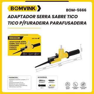 Adaptador Serra Sabre Tico Tico p/ Furadeira Parafusadeira