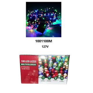Pisca Pisca COLORIDO 100 LEDS 10METROS 110V