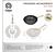 Frigideira Ceramica Antiaderente 30cm Aluminio Bege