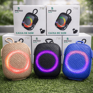 Caixa de Som para Moto 7W IPX6 IMENSO
