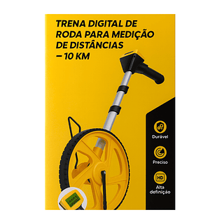Trena Digital de Roda para medição de distâncias