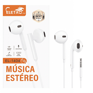 Fone De Ouvido Microfone P2 Eletromex