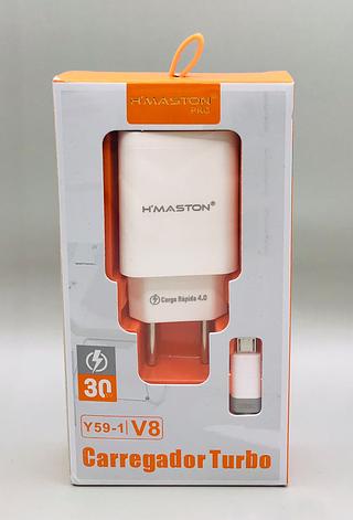 Carregador Turbo V8 H'MASTON 30w 4.0