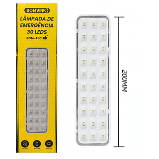 Lâmpada de emergência 30 LEDS