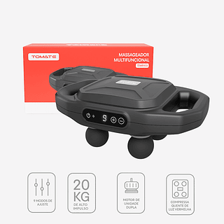 Massageador Multifuncional 4 pontos 9 modos