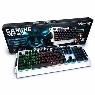 Kit Teclado Semi-mecânico + Mouse Led