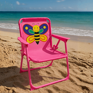 Cadeira de Praia Infantil Dobrável 38x50cm (ENVIO VARIADO)