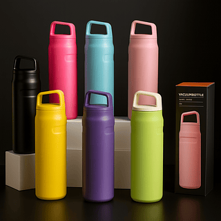 Garrafa 800ml com Alça VACUUM BOTTLE