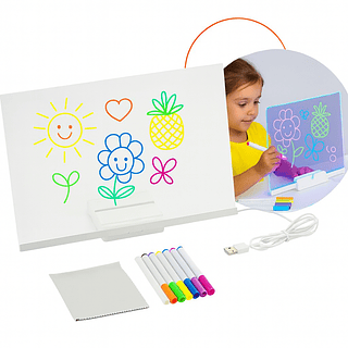 Luminária Quadro de escrever 3D com led (MENOR)