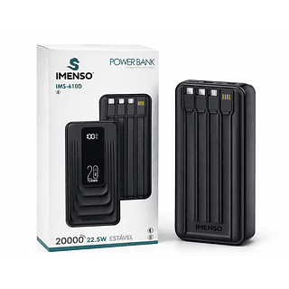 Carregador Power Bank 22.5w 20000mAh Imenso