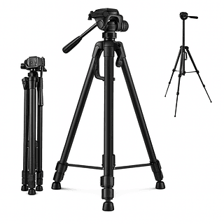 Tripé Profissional Camera e Celular 1,80cm TOMATE