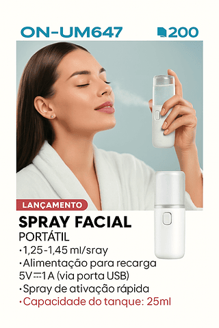Spray Facial Ultrassonico