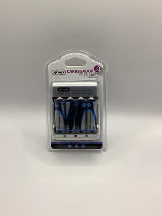 Carregador de pilha COM PILHA 4AAA Knup