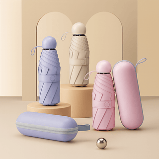 Guarda Chuva de Bolso Premium com Case - Design Moderno e Portátil