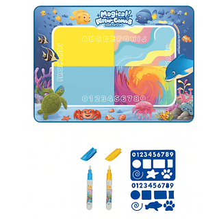 Tapete Mágico Desenho A Base De Água P/ Crianças Sem Sujeira 44x32cm