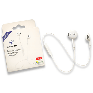 Fone De Ouvido com fio Bluetooth Kapbom