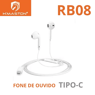 Fone de ouvido TIPO-C (COM FIO)