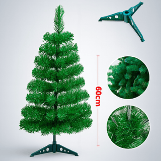 Arvore de Natal Pequena 60cm com Base de Plástico
