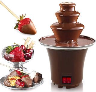 Mini Fonte de Cascata de Chocolate 220V Tomate