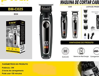 Maquina de cortar cabelo COM VISO 5W