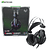HeadSet GAMER com fio RGB - VERDE