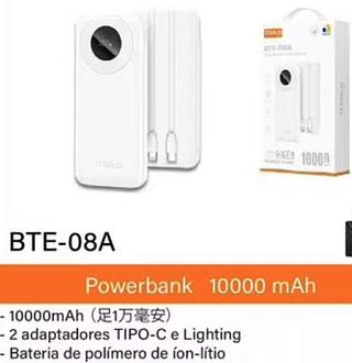 Power Bank 3.1A 1000mAh carregador com cabo