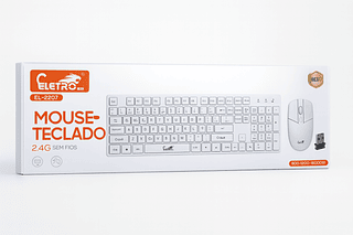 Kit Mouse e Teclado 2.4G Sem Fio