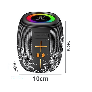Caixa de Som portatil 50W RGB gordinha