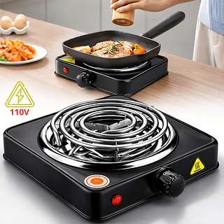 Fogão Elétrico Cooktop 1 Boca 1000w 127V Camping Portátil Linha Premium