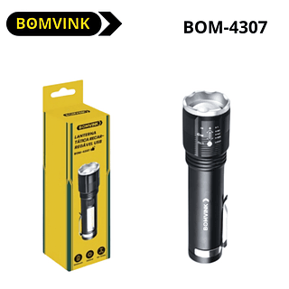 LANTERNA TÁTICA RECARREGAVEL USB