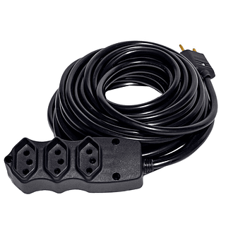 Extensão Elétrica 15 METROS Reforçada Cabo PP 2x2,5mm