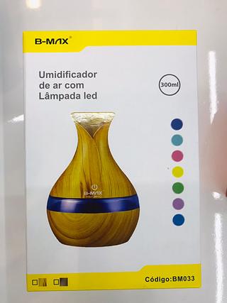 Umididficador de ar com lampada Led 300ML