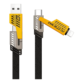 Cabo Turbo 4 em 1 - 65W 1M USB-TC