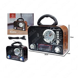 Radio retro com (RELÓGIO ROMANO)