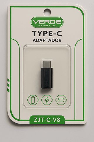 Adaptador OTG TYPE-C USB V8