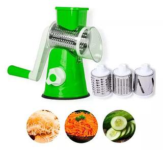 Cortador de legumes com tambor de mesa