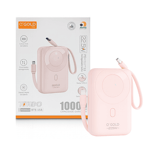 Power Bank turbo 10000mAh 22.5w PD3.0 (ENVIADOS ALEATÓRIAMENTE)