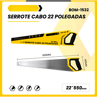Serrote 22 550mm 3 Lâminas Para Madeira